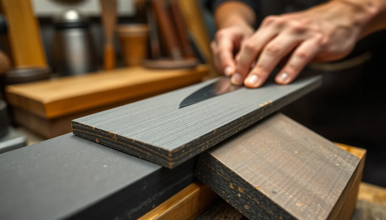 Best Whetstones for Japanese Knives - Japanese Craftsmanship Detail