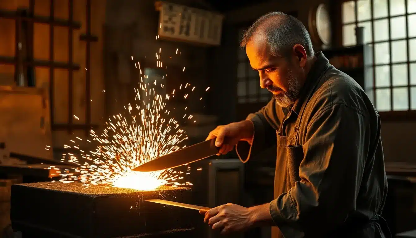 Artisan Craft of Hand-Forged Chefs Knives Japanese
