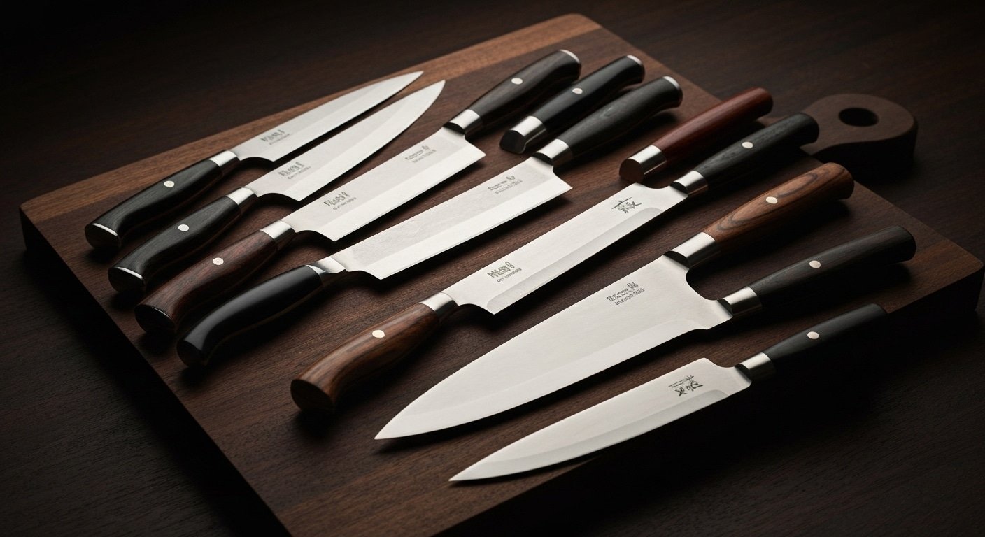 Comprehensive Collection of German vs Japanese Knives