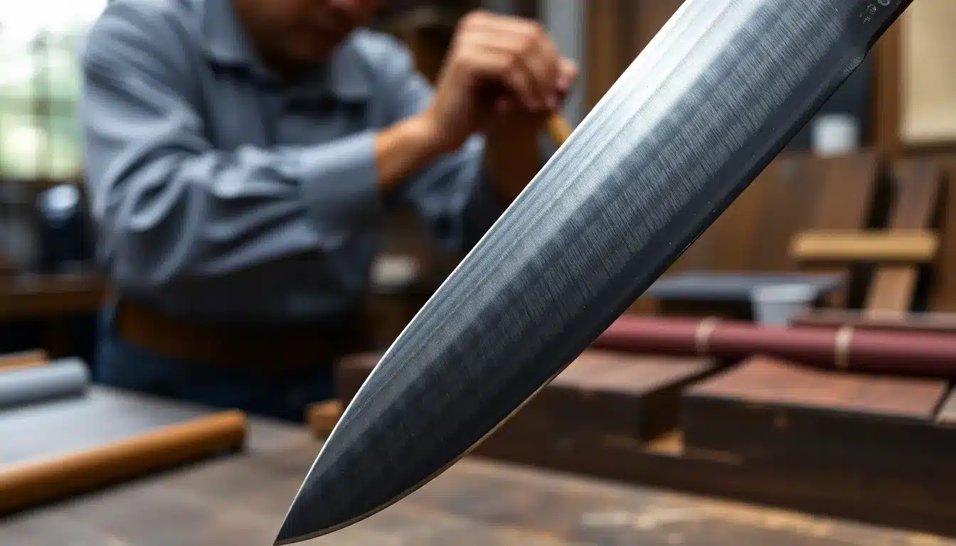 Handmade Japanese Knives - Japanese Craftsmanship Detail