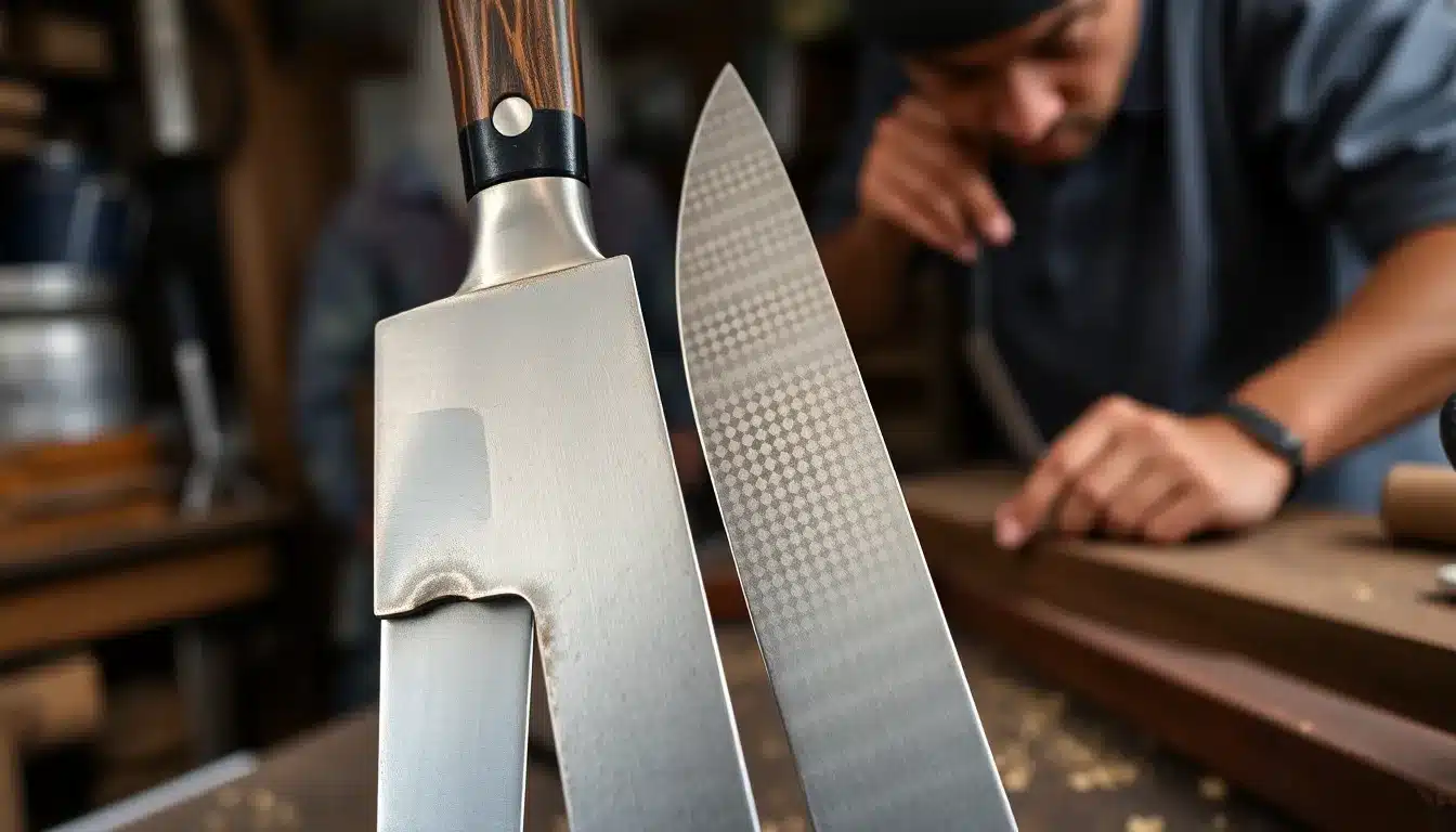 Inexpensive Japanese Knives - Japanese Craftsmanship Detail