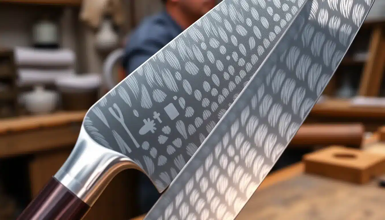 Japanese Kitchen Knives For Sale - Japanese Craftsmanship Detail