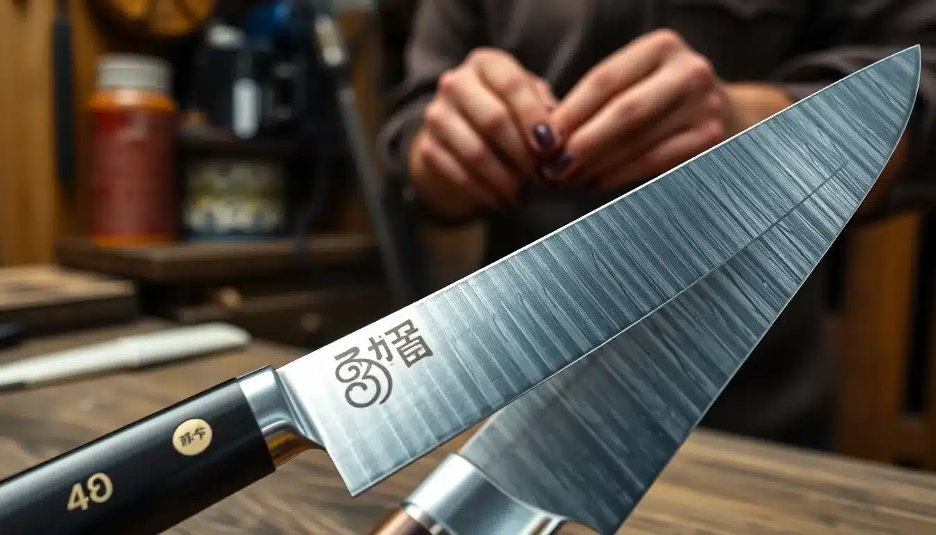 japanese knives for sale - Japanese Craftsmanship Detail