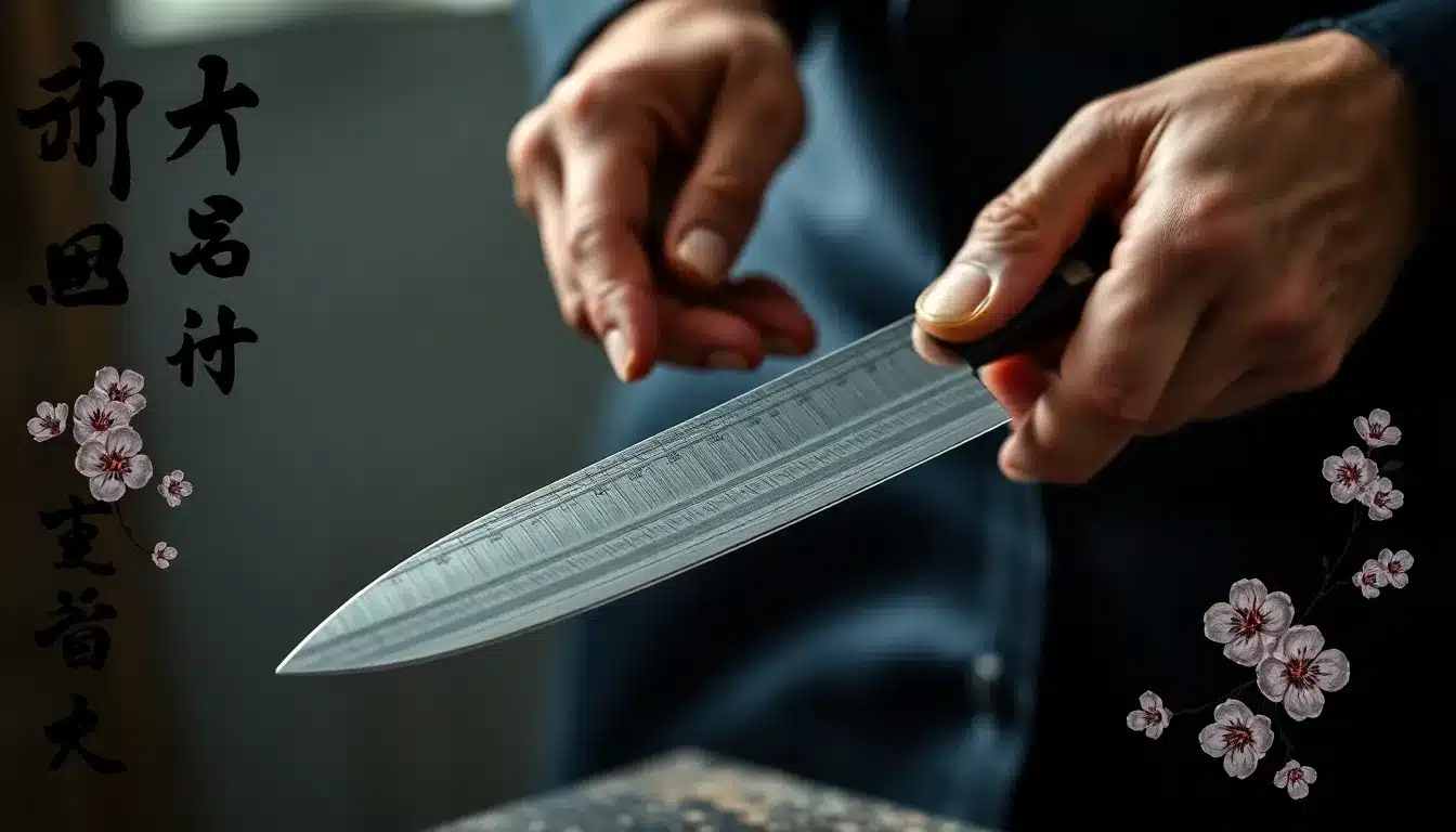 Artisan Crafting Genuine Japanese Style Knives