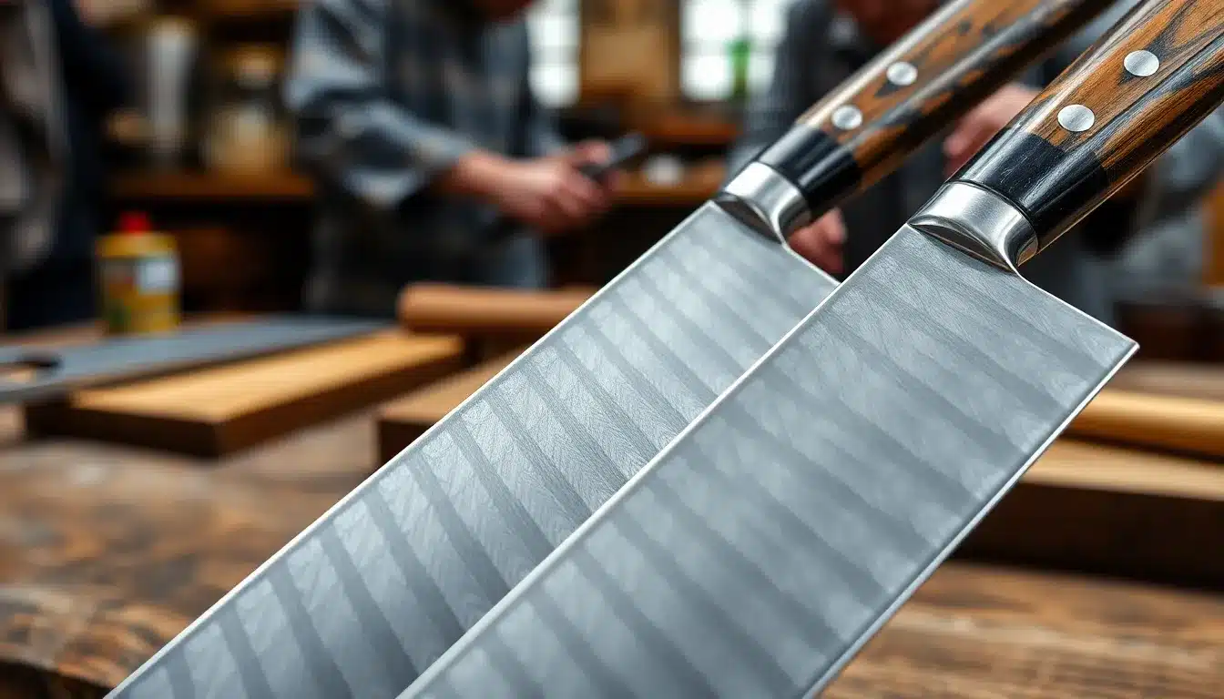 Japanese Tuna Knives - Japanese Craftsmanship Detail