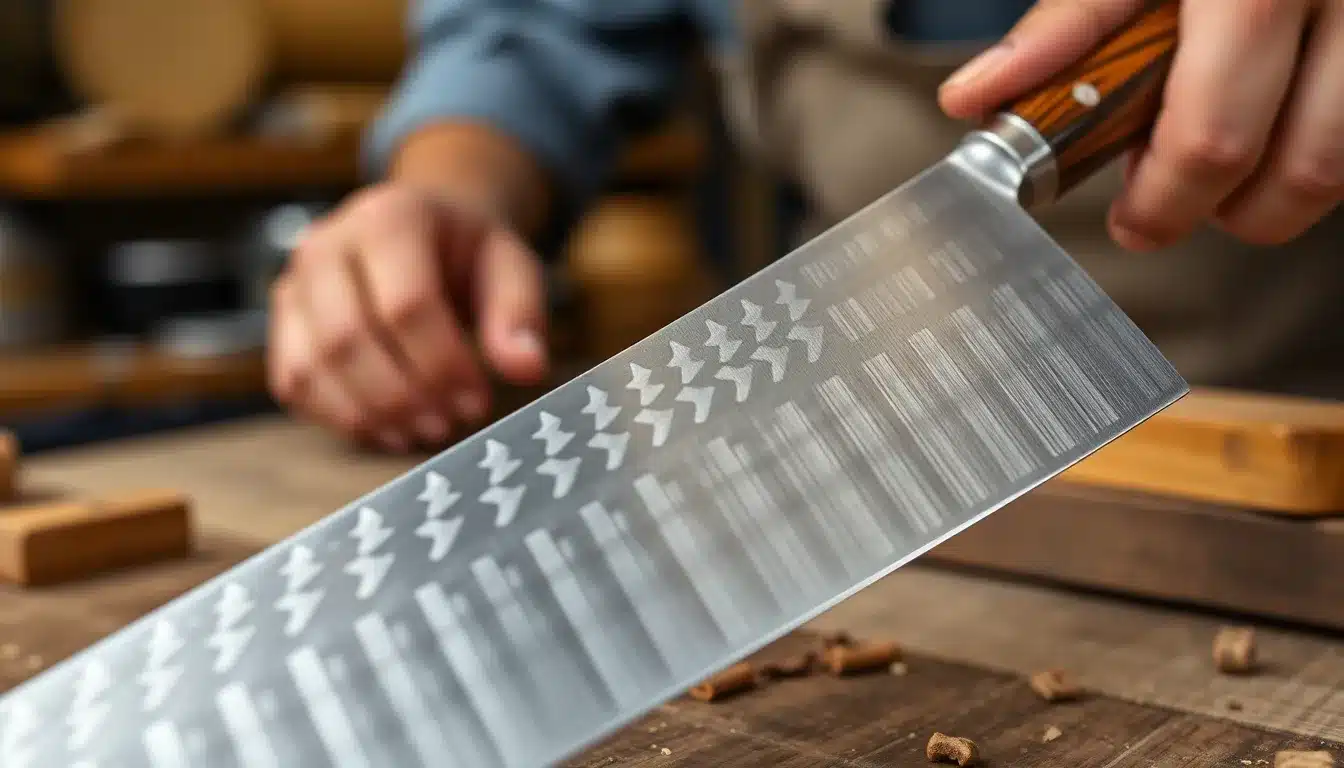 The Best Japanese Kitchen Knives - Japanese Craftsmanship Detail