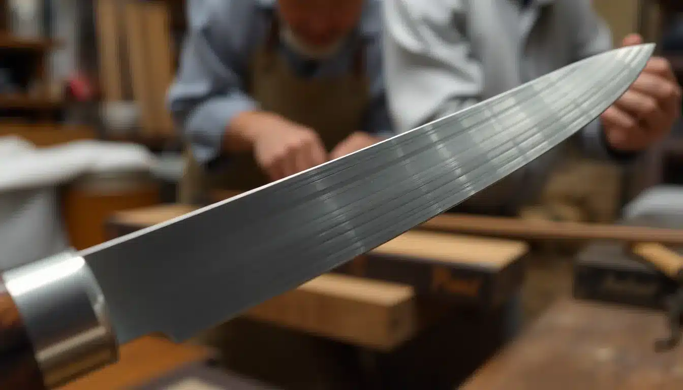 Japanese Knives Handmade - Japanese Craftsmanship Detail