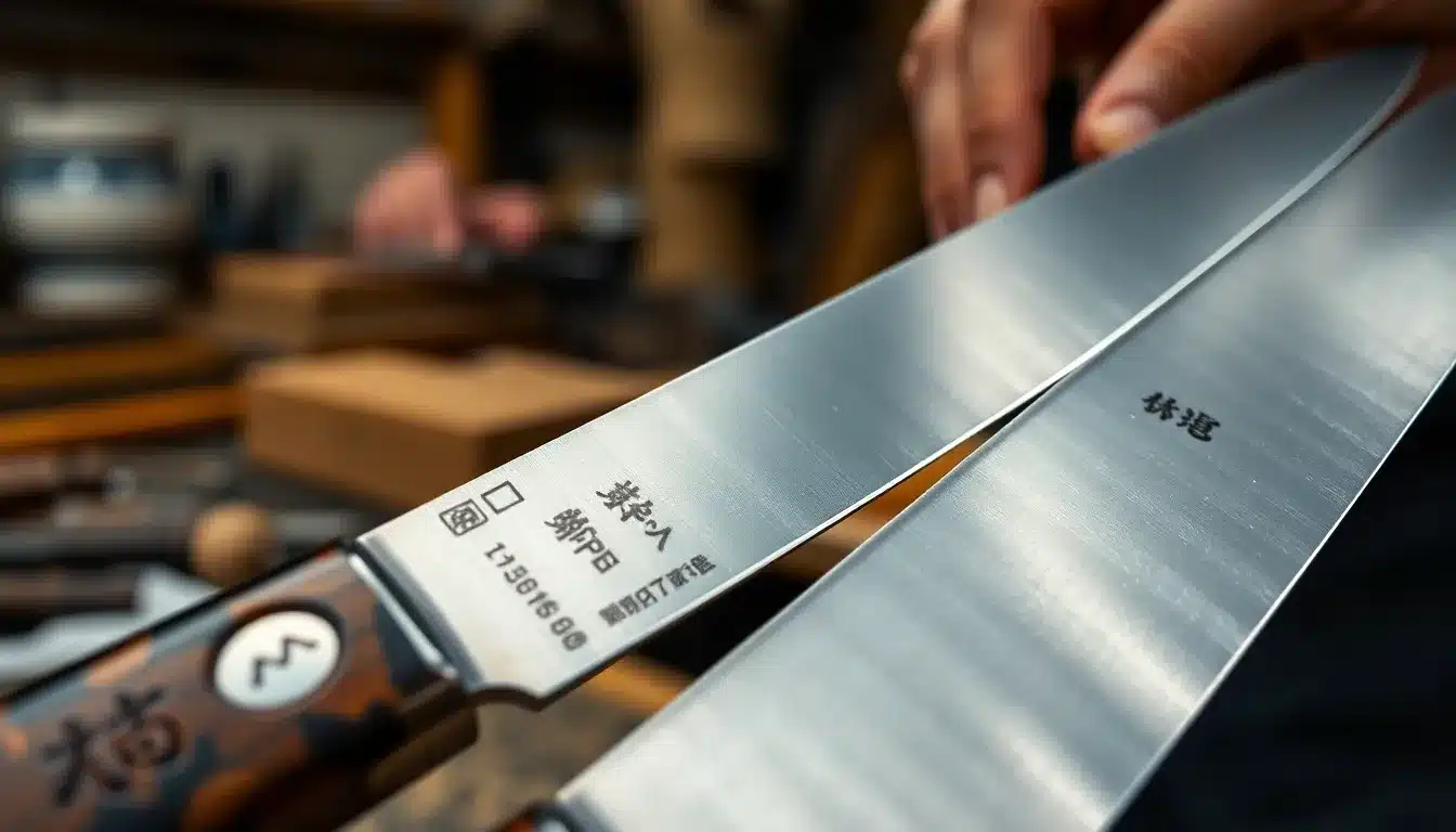 Japanese Fillet Knives - Japanese Craftsmanship Detail