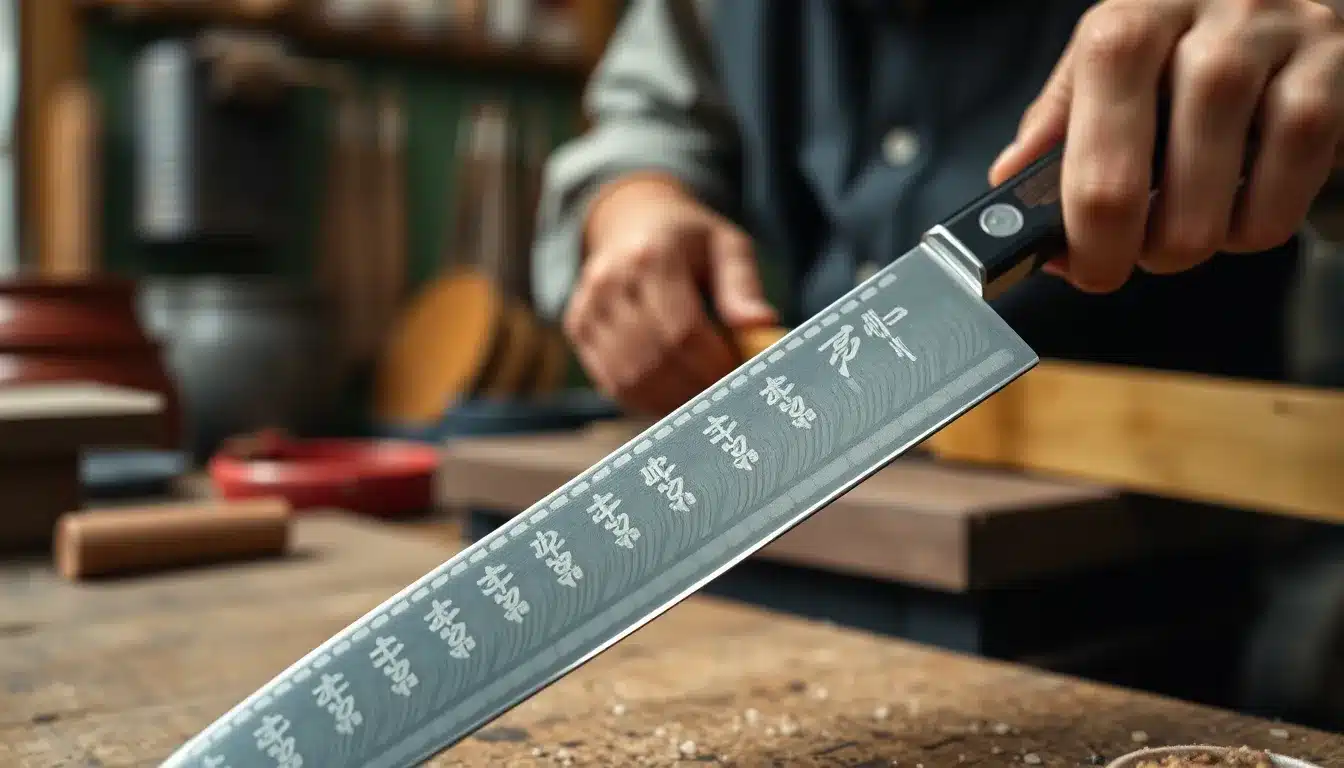 Japanese Sashimi Knives - Japanese Craftsmanship Detail