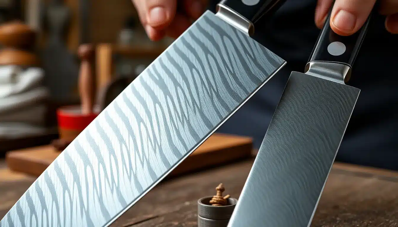 Cheap Japanese Kitchen Knives - Japanese Craftsmanship Detail