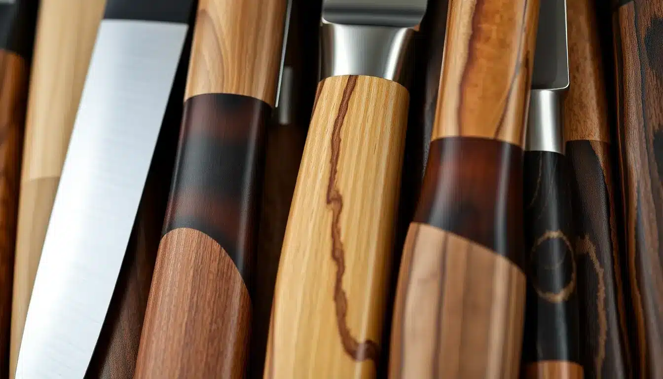 Traditional Japanese Kitchen Knives Handle Designs