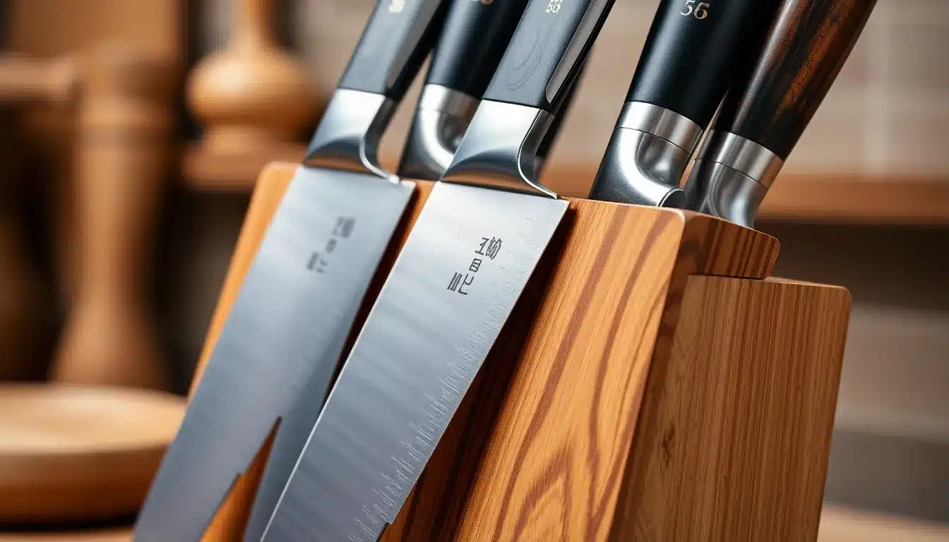 Japanese Knives Block - Japanese Craftsmanship Detail
