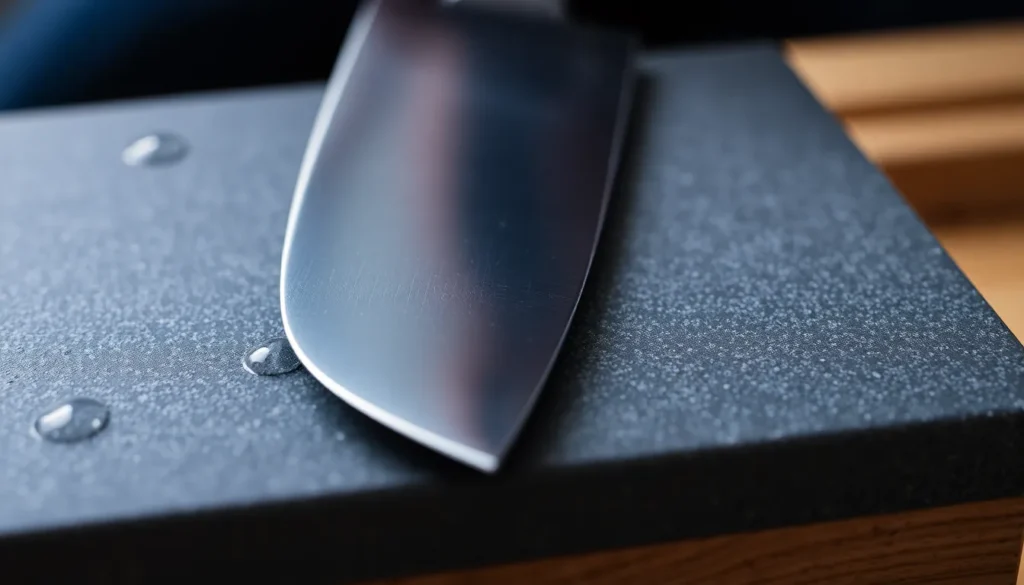 Sharpening Japanese Kitchen Knives on Whetstone