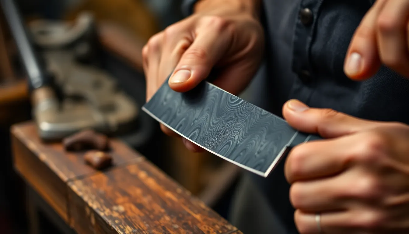 Artisan Forging Japanese Damascus Kitchen Knives
