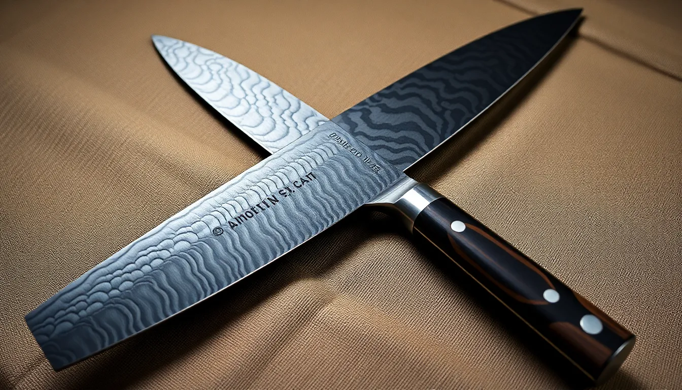 Hand-Forged Japanese Santoku Knife Design and Craftsmanship