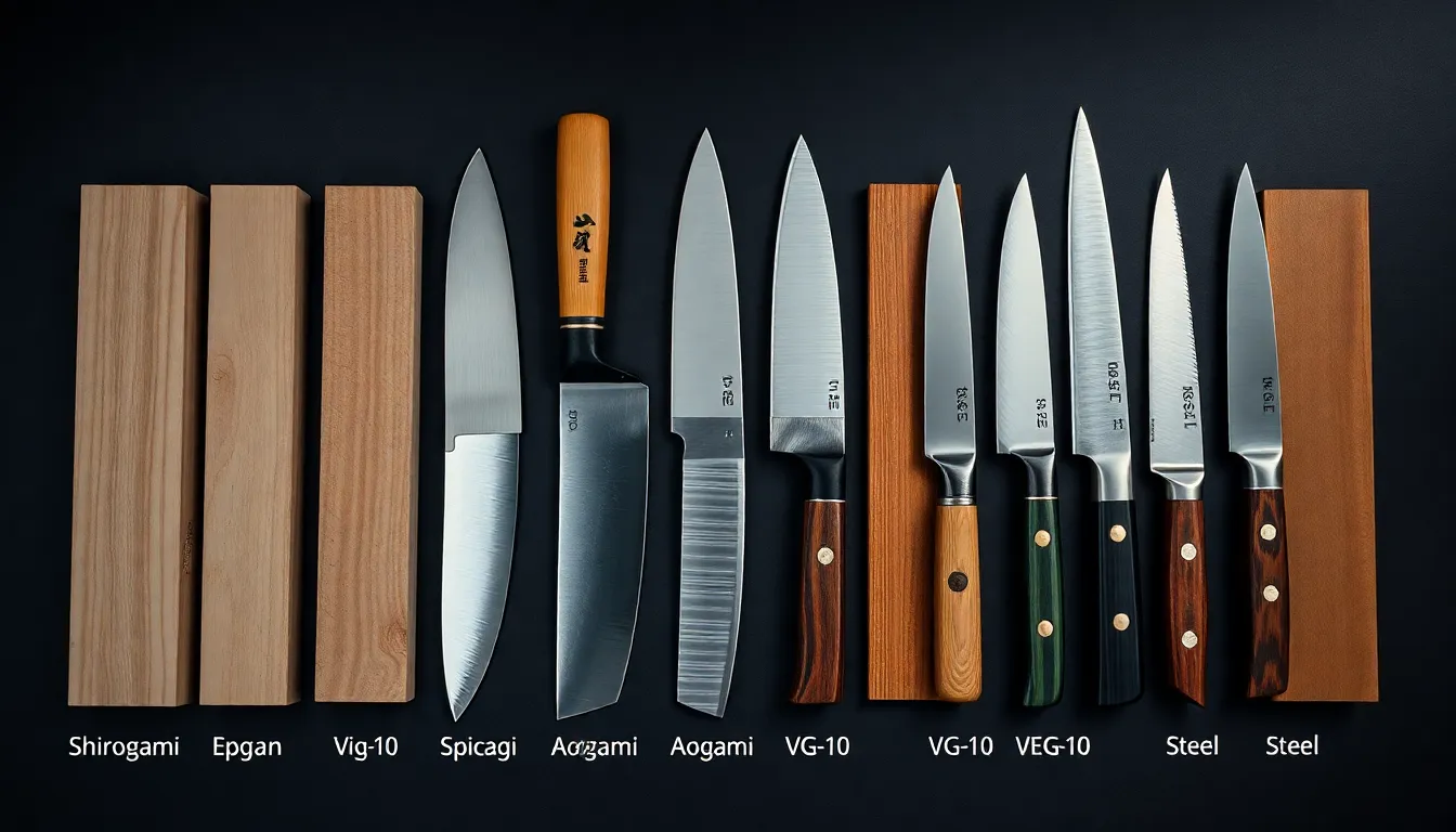 Exploring Different Types of Knives Japanese Steel