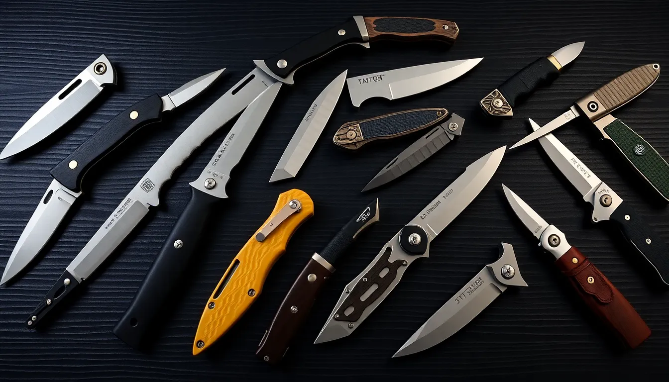 Collection of Premium Japanese Folding Knives Brands
