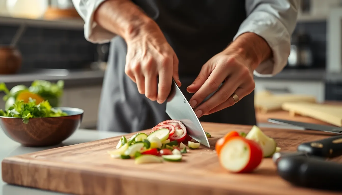 Maintaining Japanese Chefs Knives Set with Whetstone