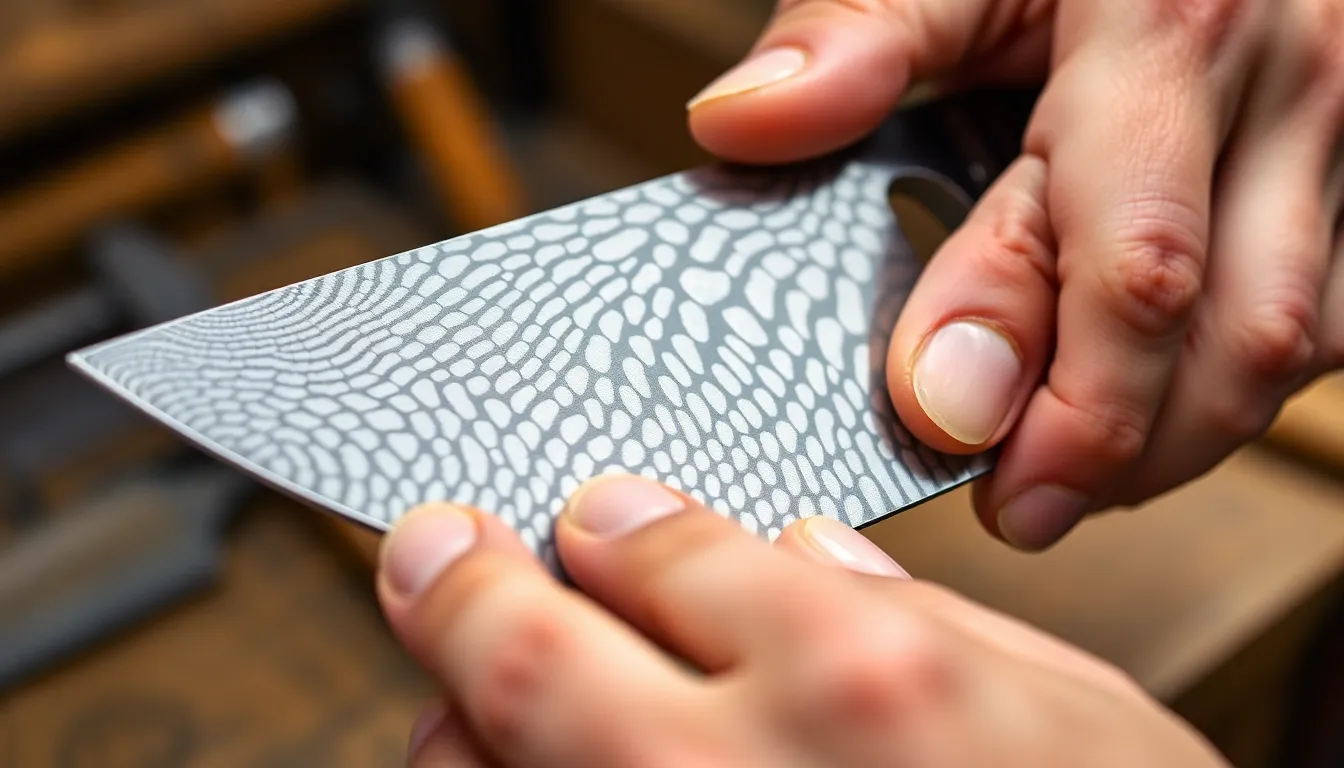 Crafting Damascus Steel Japanese Knives by Hand