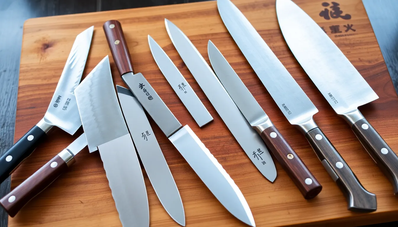 Exquisite Collection of Authentic Japanese Knives