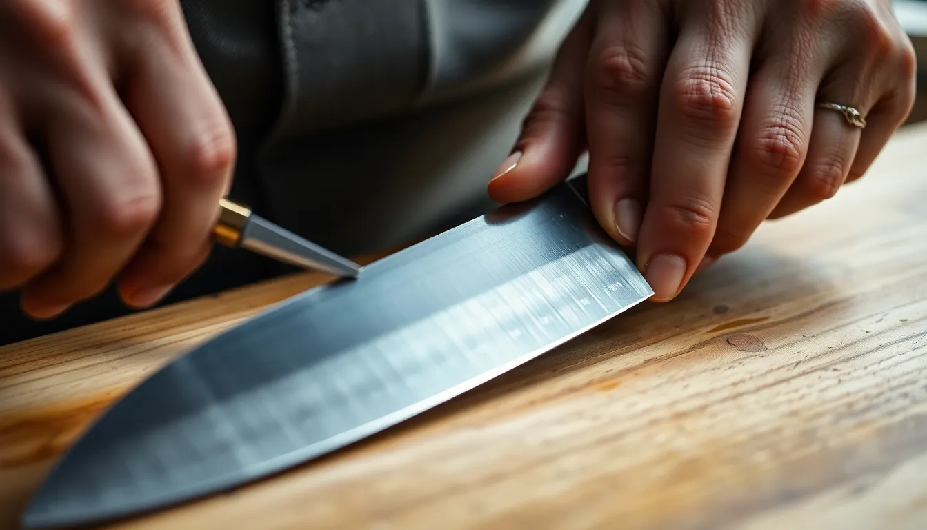 Traditional Japanese Cooking Knife Craftsmanship