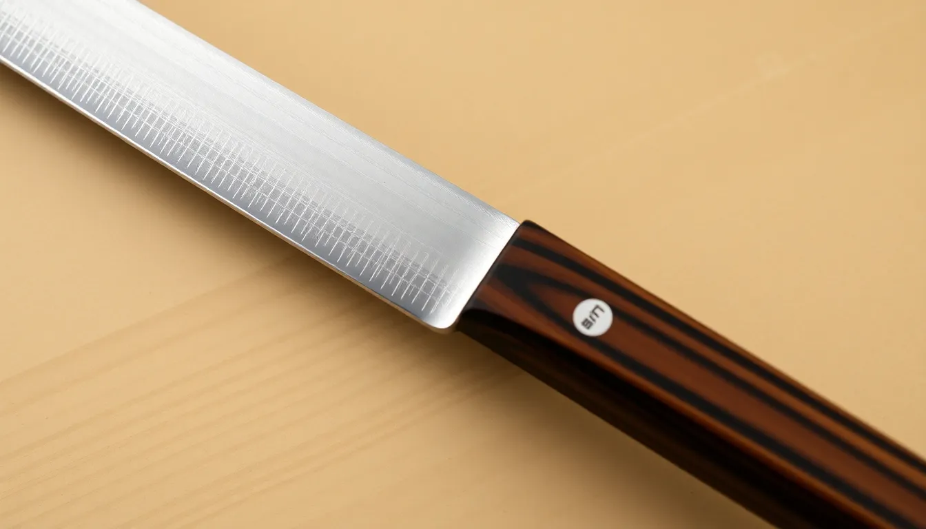 Sharpening a japanese knives santoku on a Whetstone