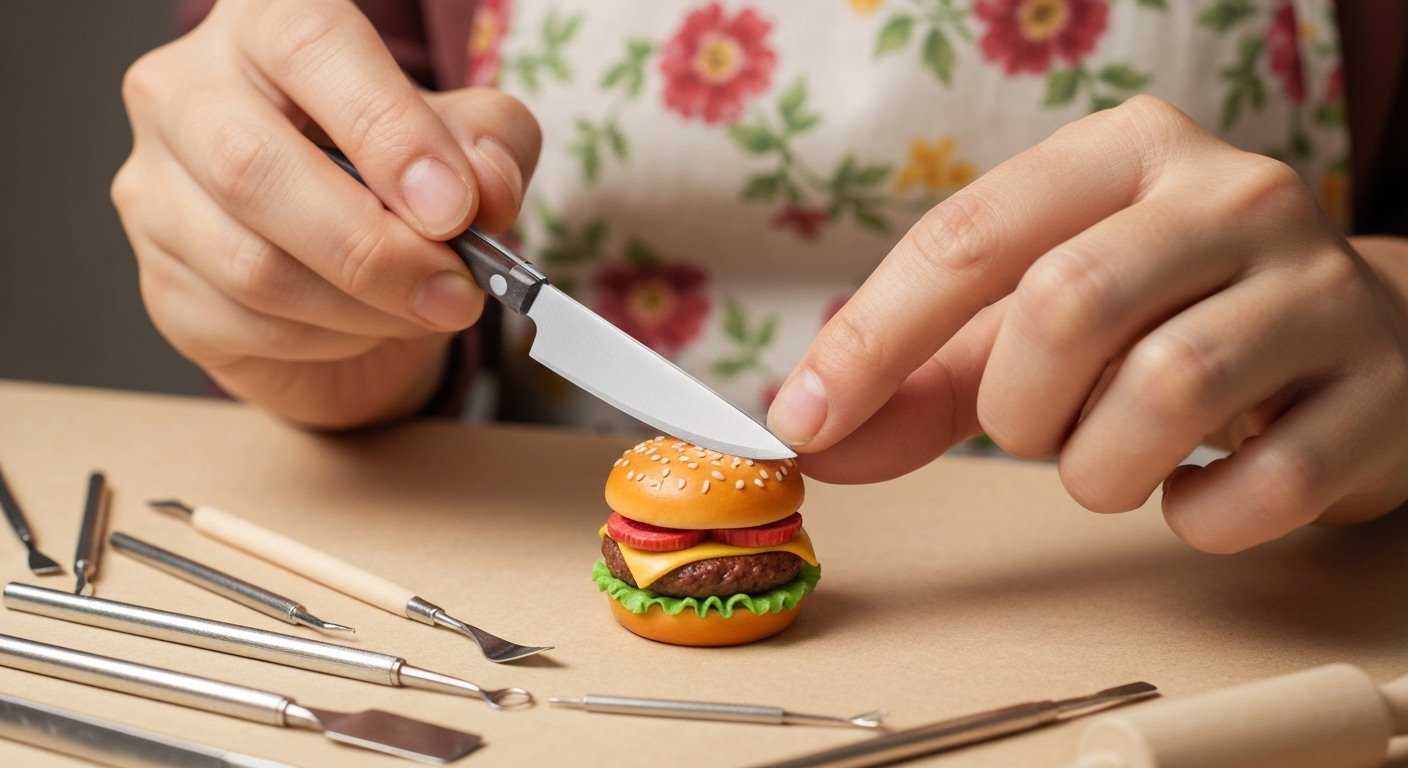 Miniature Cooking Knife for Crafting and Fine Details