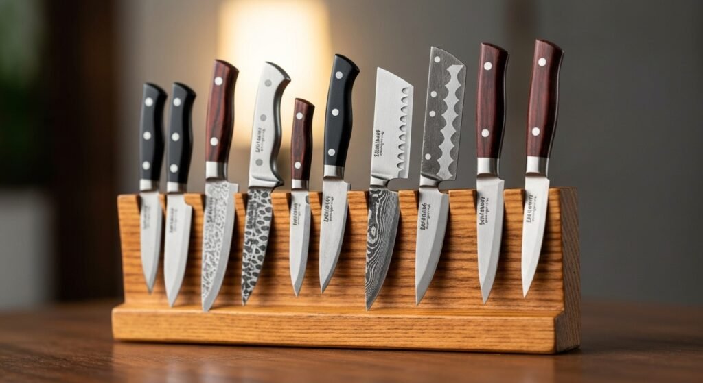 Collection of Professional Miniature Cooking Knives