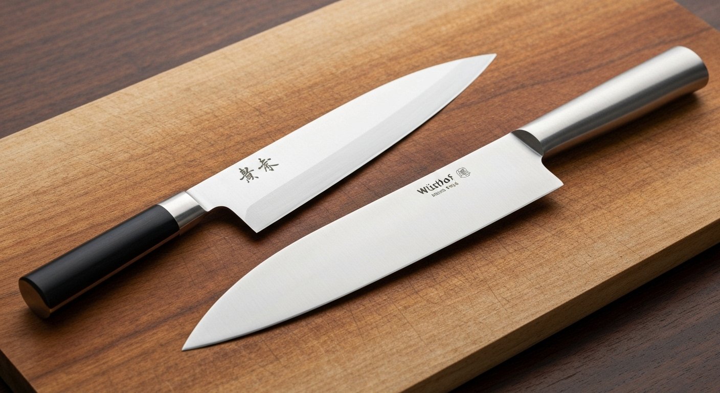 Side-by-Side Comparison: Japanese Knives vs German Knives