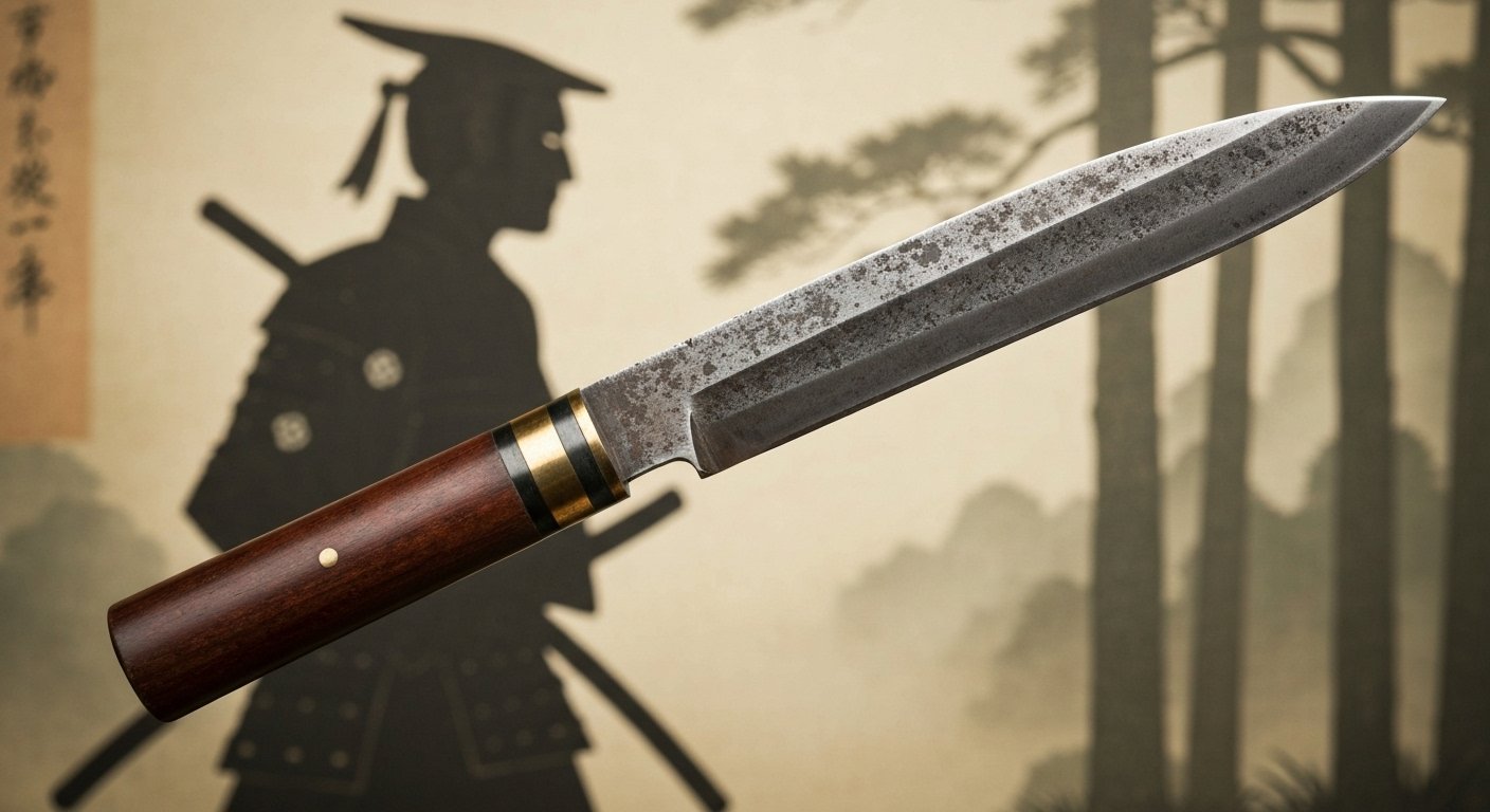 Historical Japanese Hunting Knife Craftsmanship