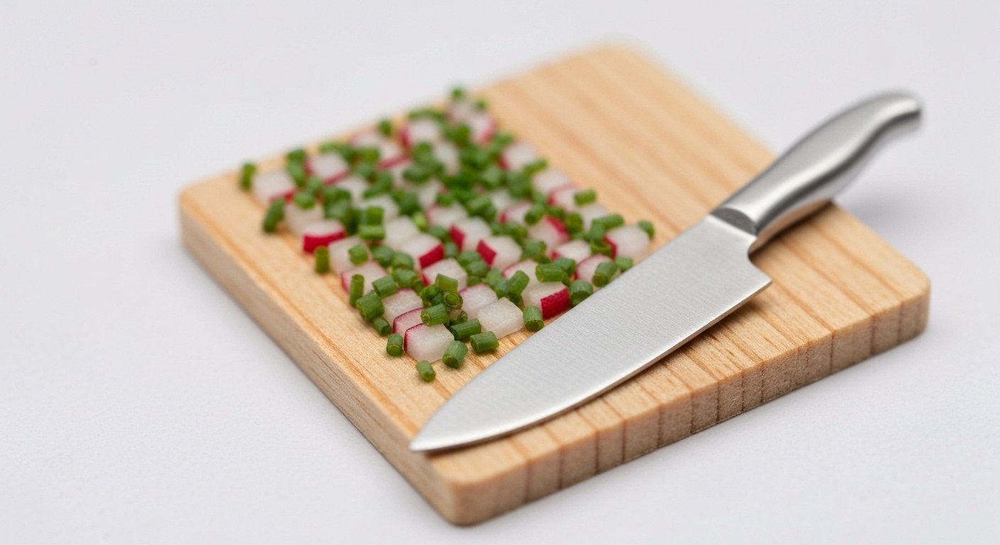 Precision Miniature Cooking Knife for Culinary Arts