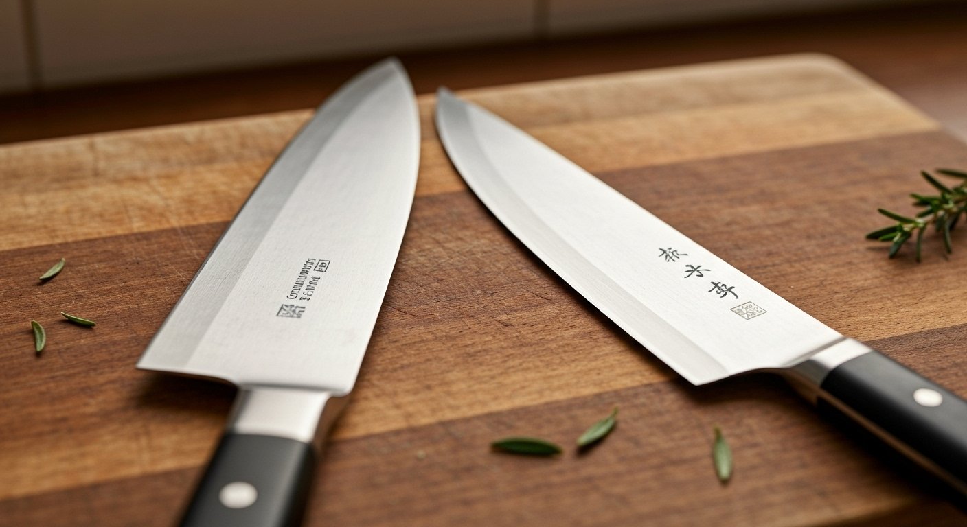 Blade Profile Comparison: German Knives vs Japanese Knives