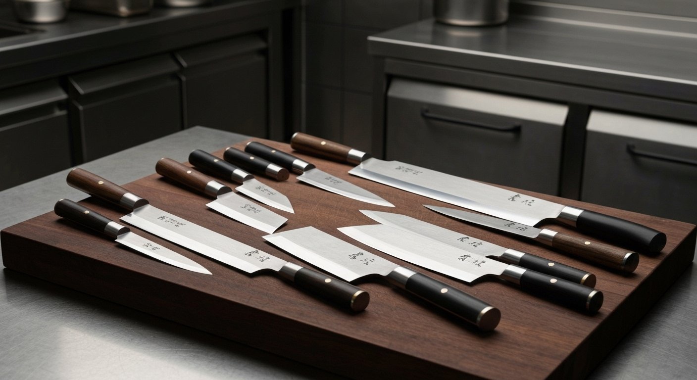 Collection of Japanese Chef Knives Direct for Culinary Professionals
