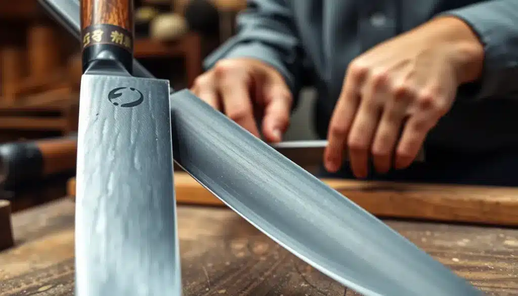 japanese carbon steel knives - Japanese Craftsmanship Detail