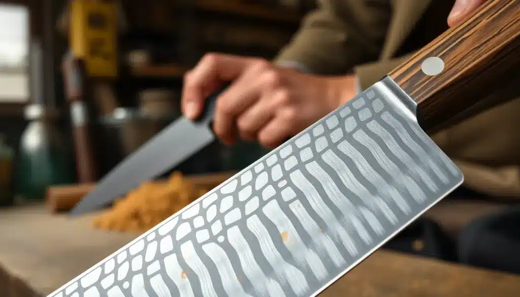 Cheap Japanese Knives - Japanese Craftsmanship Detail