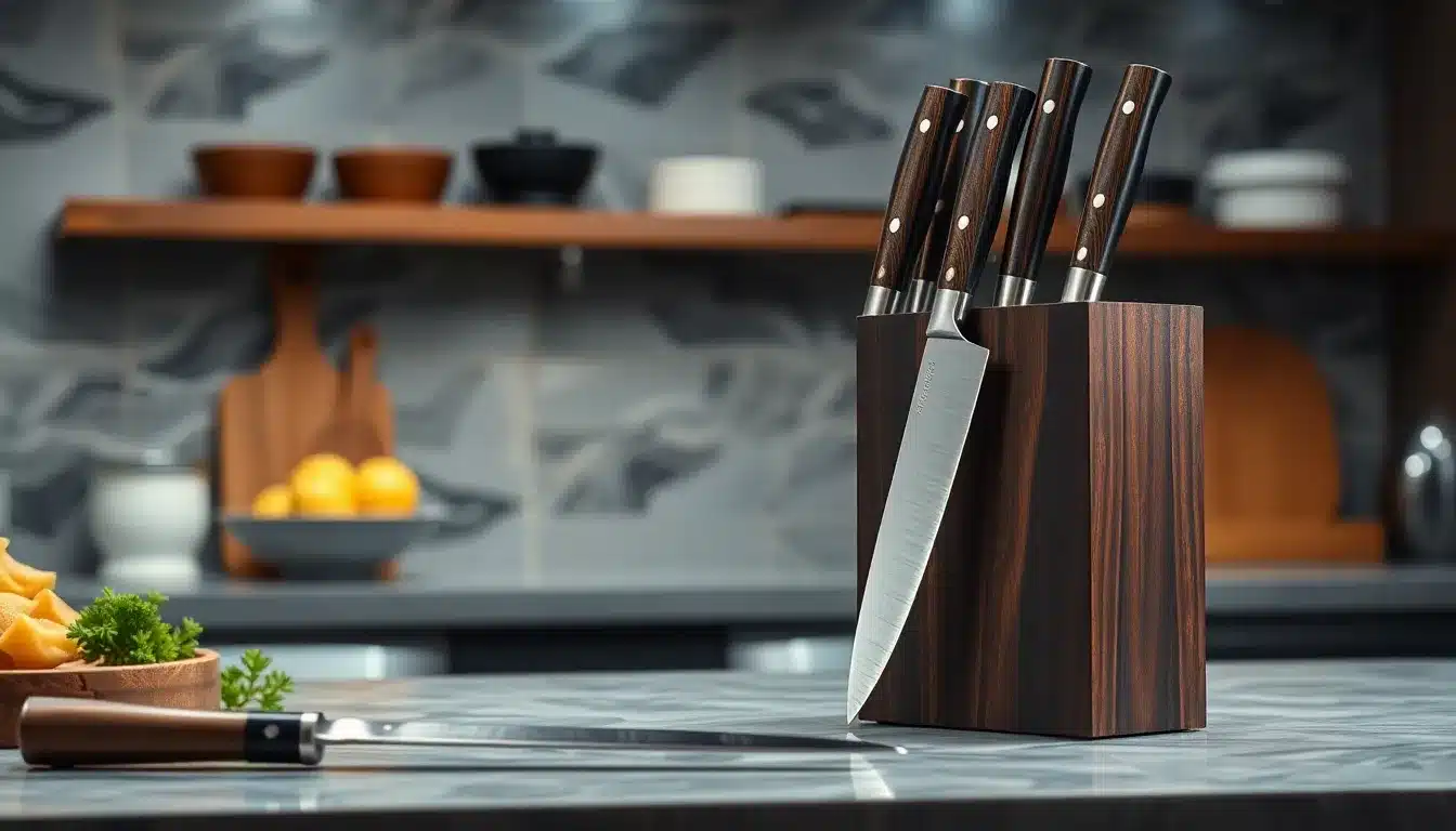 Japanese Knives Block – Professional Japanese Knife Photography