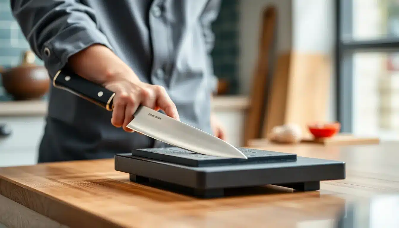 Sharpening Japanese Knives with a Whetstone – Professional Japanese Knife Photography