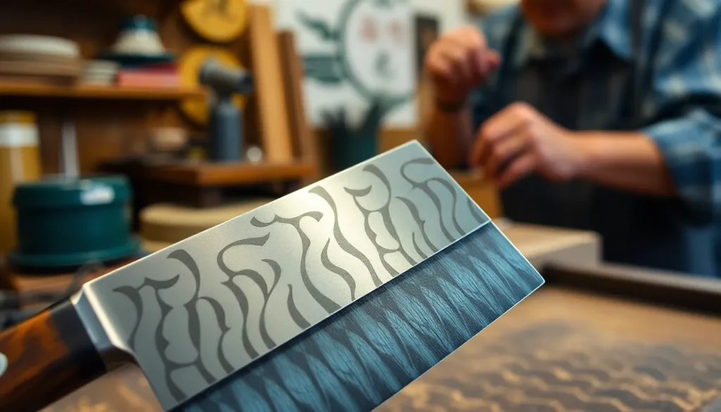 Japanese Made Kitchen Knives - Japanese Craftsmanship Detail
