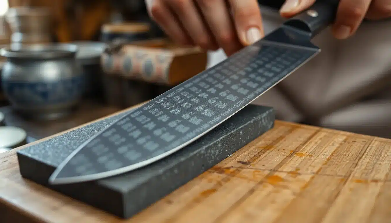 Sharpening Japanese Knives with a Whetstone – Japanese Craftsmanship Detail