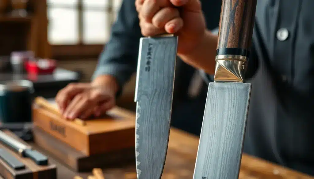 Japanese Chefs Knives Review - Japanese Craftsmanship Detail